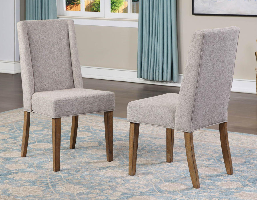 Steve Silver Riverdale Upholstered Chair in Driftwood (Set of 2) - Furniture Max (Falls Church,VA) *