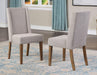 Steve Silver Riverdale Upholstered Chair in Driftwood (Set of 2) - Furniture Max (Falls Church,VA) *