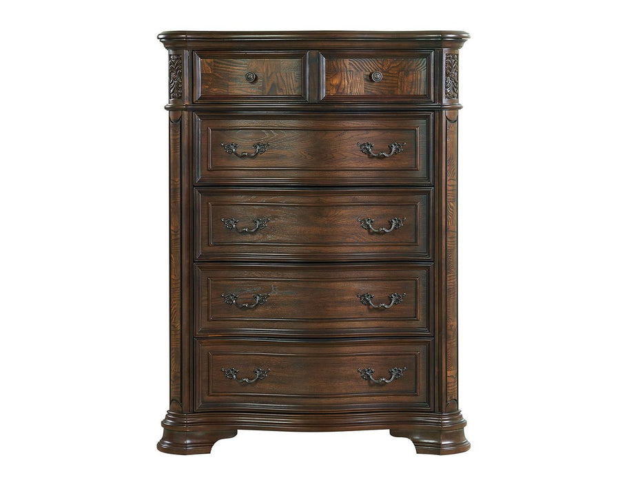 Steve Silver Royale 6 Drawer Chest in Brown Cherry - Furniture Max (Falls Church,VA) *