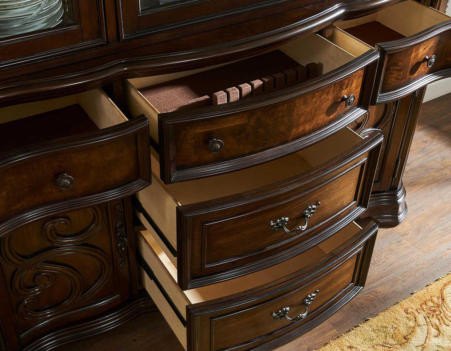 Steve Silver Royale Buffet in Brown Pecan - Furniture Max (Falls Church,VA) *