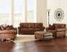 Steve Silver Silverado Sofa w/ Two Accent Pillows in Metamorphosis Camel - Furniture Max (Falls Church,VA) *