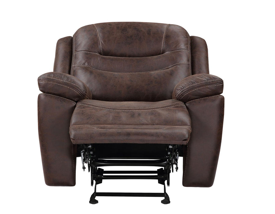Steve Silver Stetson Manual Glider Recliner in Merlot - Furniture Max (Falls Church,VA) *