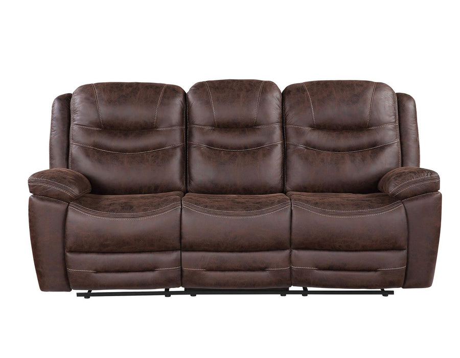 Steve Silver Stetson Manual Reclining Sofa w/ Dropdown Table in Merlot - Furniture Max (Falls Church,VA) *