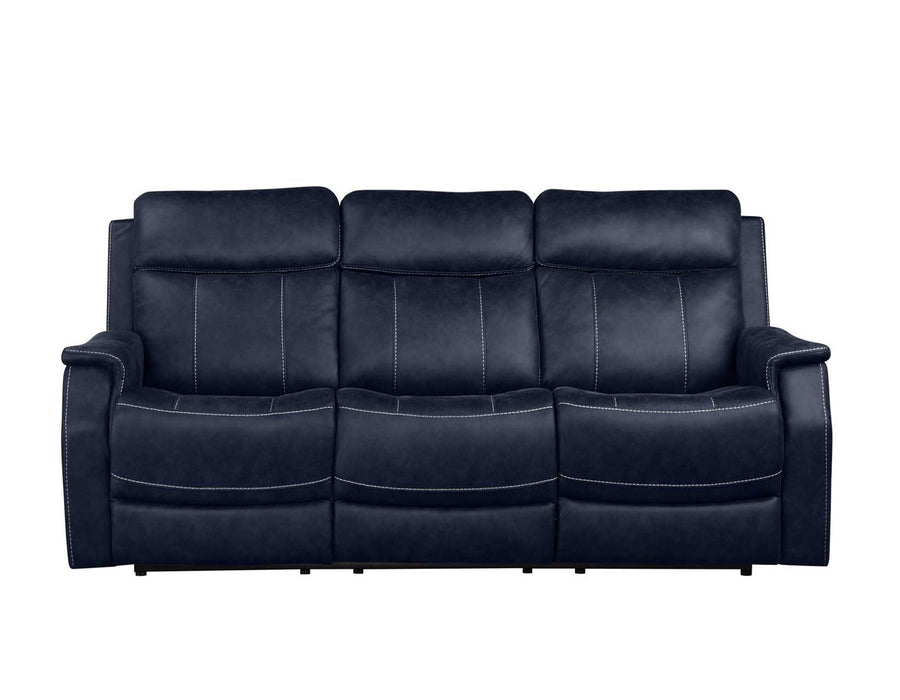 Steve Silver Valencia Dual Power Reclining Sofa in Ocean Blue - Furniture Max (Falls Church,VA) *