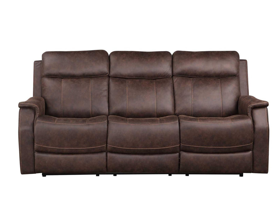 Steve Silver Valencia Dual Power Reclining Sofa in Walnut - Furniture Max (Falls Church,VA) *