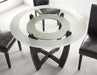 Steve Silver Verano Glass Top Table in Black - Furniture Max (Falls Church,VA) *