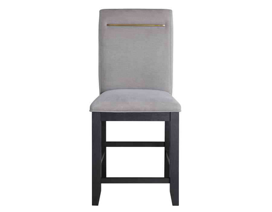 Steve Silver Yves Counter Chair in Rubbed Charcoal (Set of 2) - Furniture Max (Falls Church,VA) *