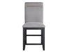 Steve Silver Yves Counter Chair in Rubbed Charcoal (Set of 2) - Furniture Max (Falls Church,VA) *