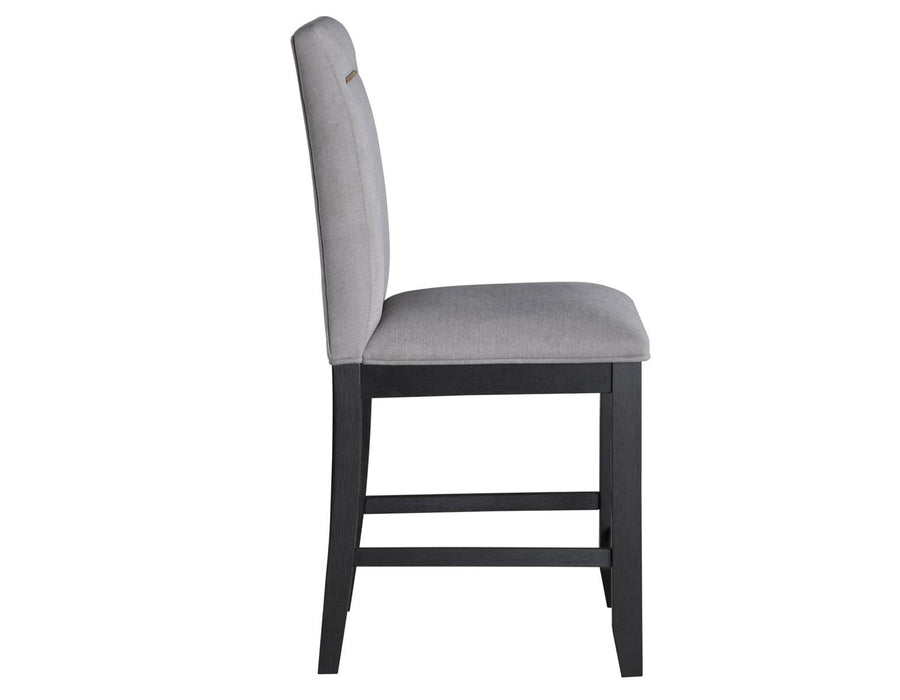 Steve Silver Yves Counter Chair in Rubbed Charcoal (Set of 2) - Furniture Max (Falls Church,VA) *