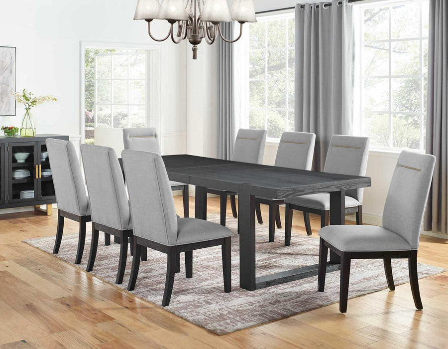 Steve Silver Yves Performance Side Chair in Rubbed Charcoal (Set of 2) - Furniture Max (Falls Church,VA) *