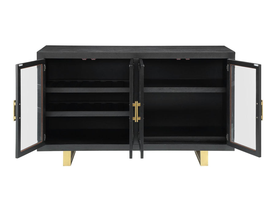 Steve Silver Yves Server in Rubbed Charcoal - Furniture Max (Falls Church,VA) *
