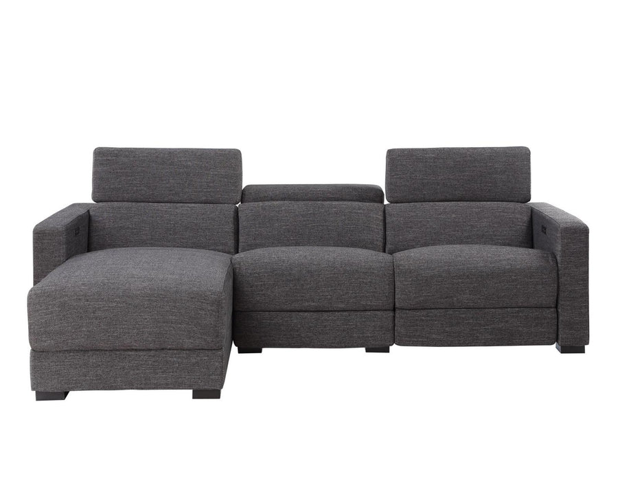 Steve Silver Zara Dual Power Recliner in Charcoal - Furniture Max (Falls Church,VA) *
