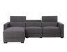 Steve Silver Zara Dual Power Recliner in Charcoal - Furniture Max (Falls Church,VA) *