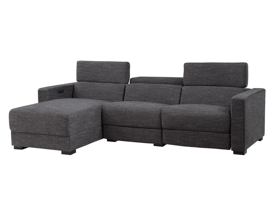 Steve Silver Zara LAF Dual-Power Chofa in Charcoal - Furniture Max (Falls Church,VA) *