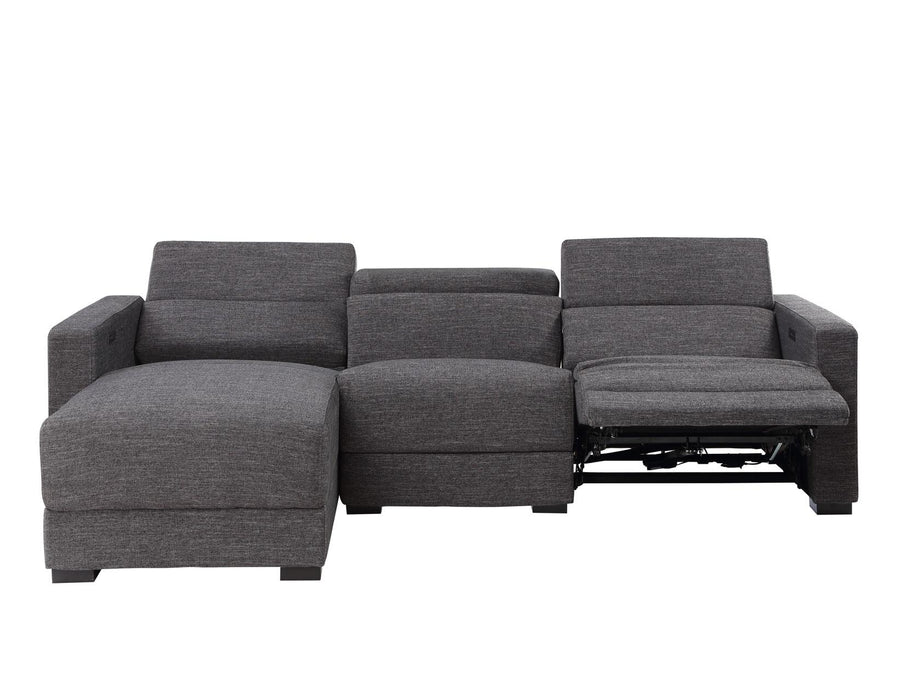 Steve Silver Zara LAF Dual-Power Chofa in Charcoal - Furniture Max (Falls Church,VA) *