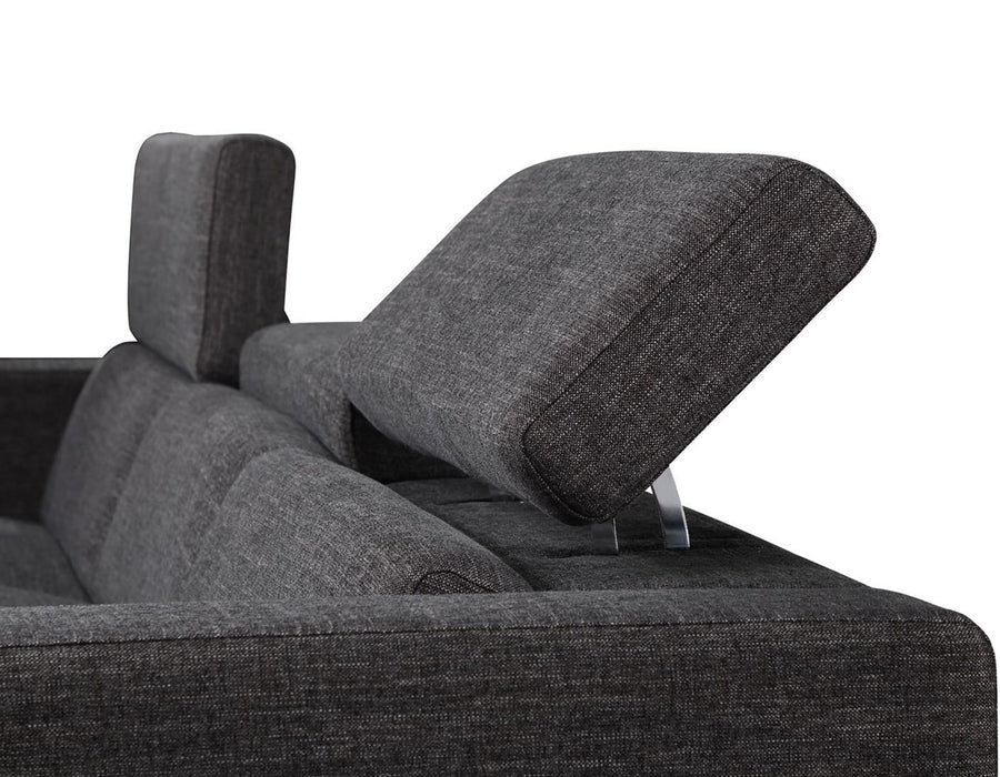 Steve Silver Zara LAF Dual-Power Chofa in Charcoal - Furniture Max (Falls Church,VA) *
