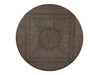 Steve Silver Abacus Round Drop Leaf Storage Table in Smoky Alabaster - Furniture Max (Falls Church,VA) *