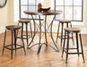 Steve Silver Adele Round Counter Table in Warm Honey - Furniture Max (Falls Church,VA) *