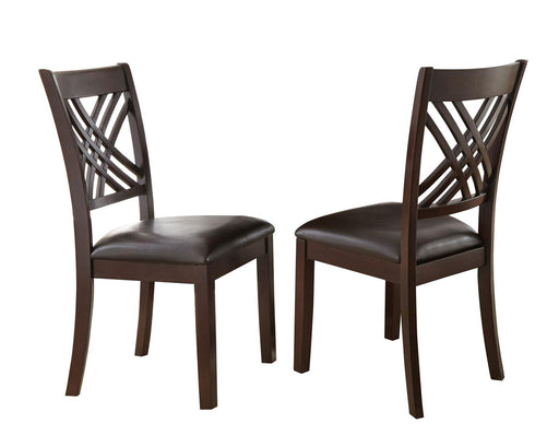 Steve Silver Adrian Side Chair in Espresso Cherry (Set of 2) - Furniture Max (Falls Church,VA) *