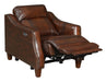 Steve Silver Akari Leather Dual Power Recliner in English Chestnut - Furniture Max (Falls Church,VA) *