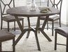 Steve Silver Alamo Round Dining Table in Gray - Furniture Max (Falls Church,VA) *