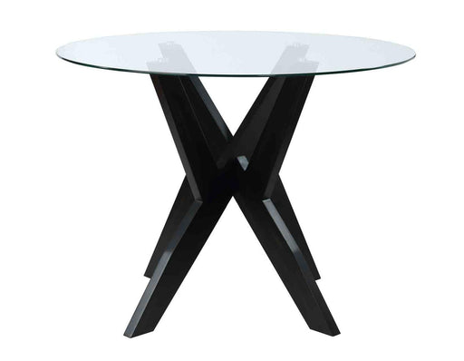 Steve Silver Amalie Round Dining Table in Black - Furniture Max (Falls Church,VA) *
