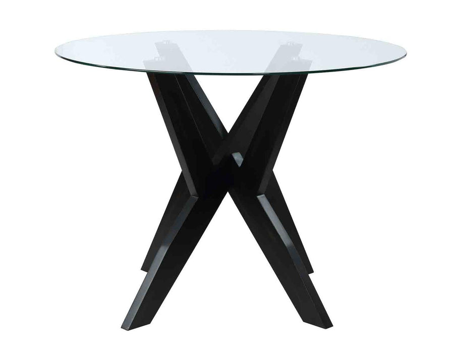 Steve Silver Amalie Round Dining Table in Black - Furniture Max (Falls Church,VA) *