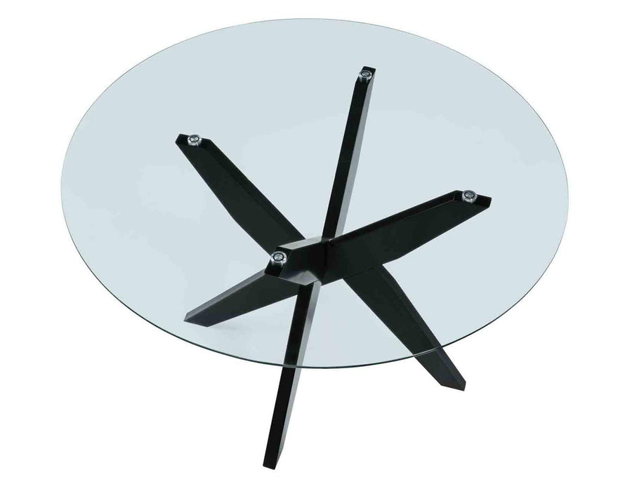 Steve Silver Amalie Round Dining Table in Black - Furniture Max (Falls Church,VA) *