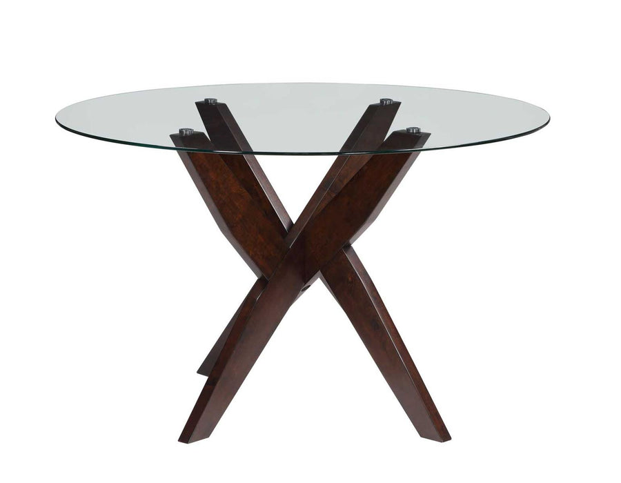 Steve Silver Amalie Round Dining Table in Walnut - Furniture Max (Falls Church,VA) *