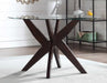 Steve Silver Amalie Round Dining Table in Walnut - Furniture Max (Falls Church,VA) *