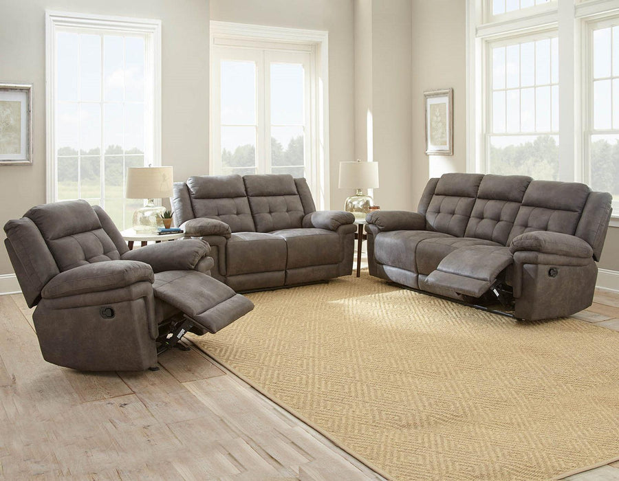 Steve Silver Anastasia Manual Glider Recliner in Grey - Furniture Max (Falls Church,VA) *