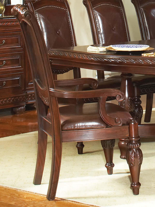 Steve Silver Antoinette Arm Chair (Set of 2) in Rich Cherry - Furniture Max (Falls Church,VA) *