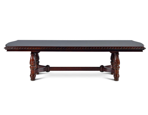 Steve Silver Antoinette Pedestal Dining Table in Brown Cherry - Furniture Max (Falls Church,VA) *