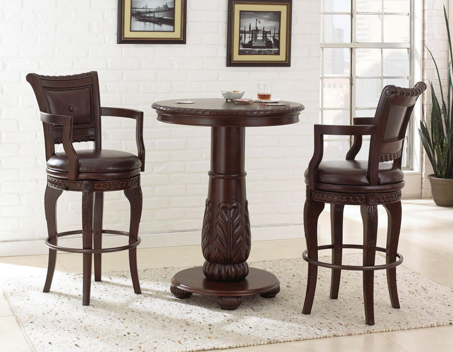 Steve Silver Antoinette Pub Table in Brown Cherry - Furniture Max (Falls Church,VA) *