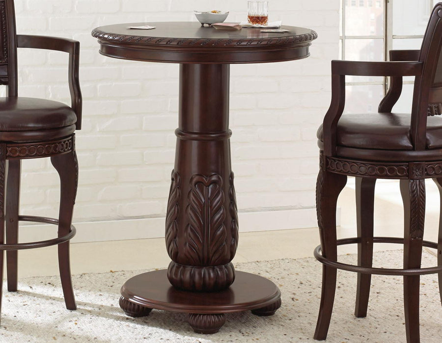 Steve Silver Antoinette Pub Table in Brown Cherry - Furniture Max (Falls Church,VA) *