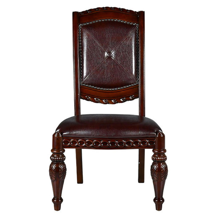 Steve Silver Antoinette Side Chair (Set of 2) in Rich Cherry - Furniture Max (Falls Church,VA) *