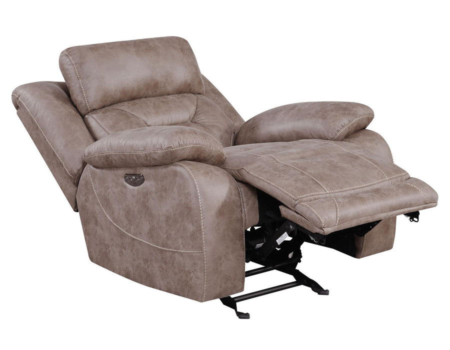 Steve Silver Aria Dual Power Recliner in Desert Sand - Furniture Max (Falls Church,VA) *