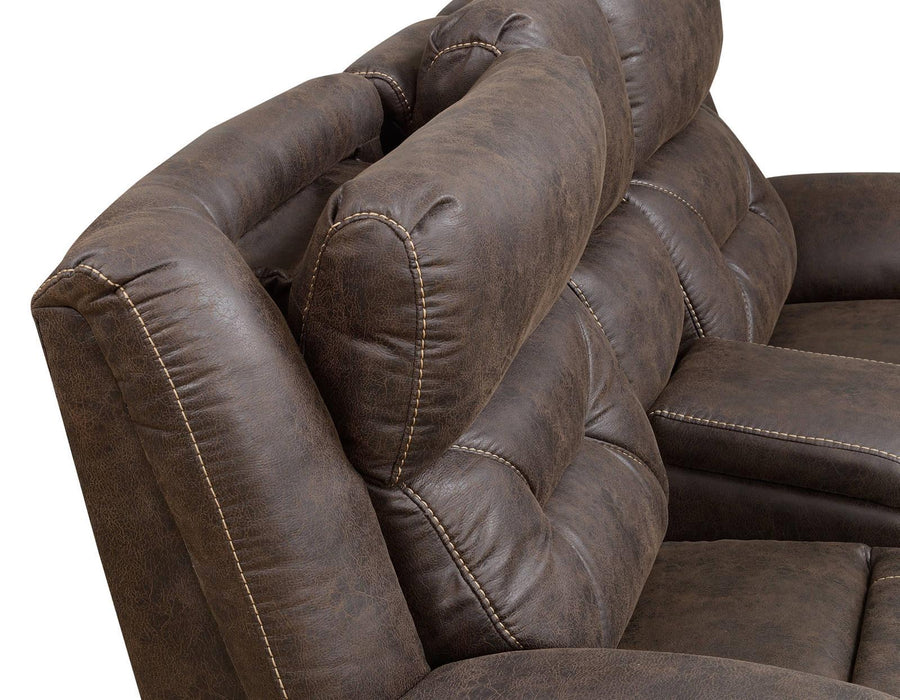Steve Silver Aria Dual Power Recliner in Saddle Brown - Furniture Max (Falls Church,VA) *