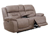 Steve Silver Aria Dual Power Reclining Console Loveseat in Desert Sand - Furniture Max (Falls Church,VA) *