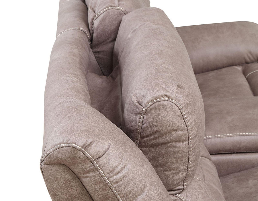 Steve Silver Aria Dual Power Reclining Console Loveseat in Desert Sand - Furniture Max (Falls Church,VA) *