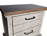 Steve Silver Bear Creek 2 Drawer Nightstand in White Smoke - Furniture Max (Falls Church,VA) *