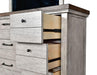 Steve Silver Bear Creek 9 Drawer Dresser in White Smoke - Furniture Max (Falls Church,VA) *