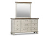 Steve Silver Bear Creek 9 Drawer Dresser in White Smoke - Furniture Max (Falls Church,VA) *