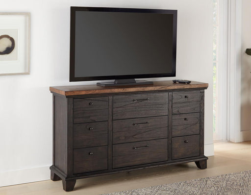 Steve Silver Bear Creek Brown 9 Drawer Dresser in Chocolate - Furniture Max (Falls Church,VA) *