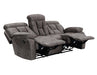 Steve Silver Bogata Manual Reclining Sofa in Majestic Mushroom - Furniture Max (Falls Church,VA) *