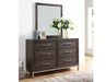 Steve Silver Broomfield 6 Drawer Dresser in Walnut - Furniture Max (Falls Church,VA) *