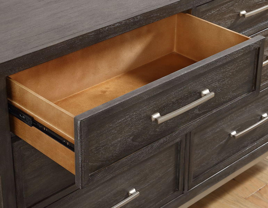 Steve Silver Broomfield 6 Drawer Dresser in Walnut - Furniture Max (Falls Church,VA) *