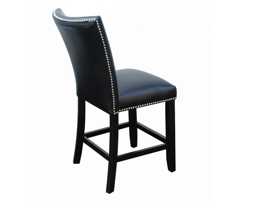 Steve Silver Camila Black Counter Chair in Black (Set of 2) - Furniture Max (Falls Church,VA) *