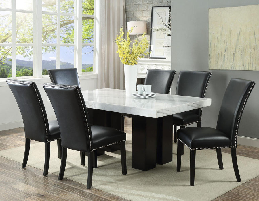 Steve Silver Camila Black Side Chair in Black (Set of 2) - Furniture Max (Falls Church,VA) *