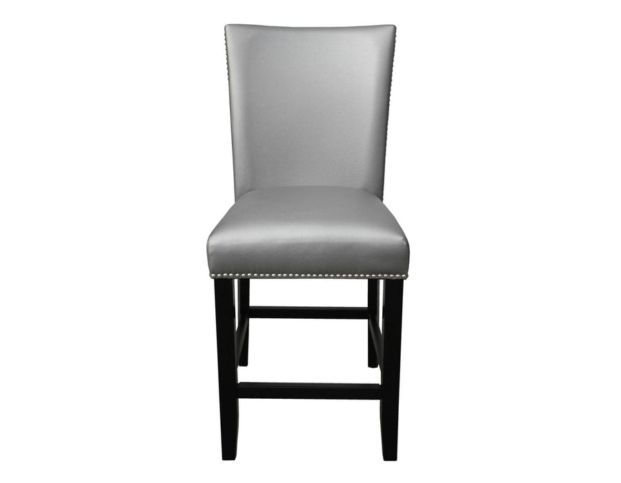 Steve Silver Camila Silver Counter Chair in Silver (Set of 2) - Furniture Max (Falls Church,VA) *